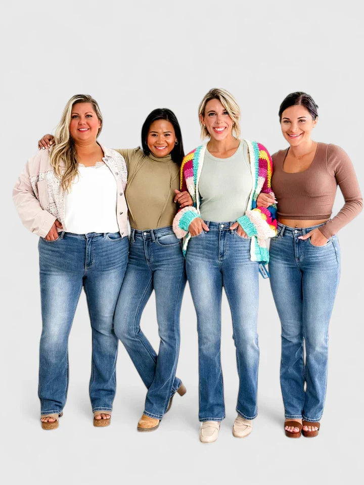 Calienne Bootcut Stretch Trousers