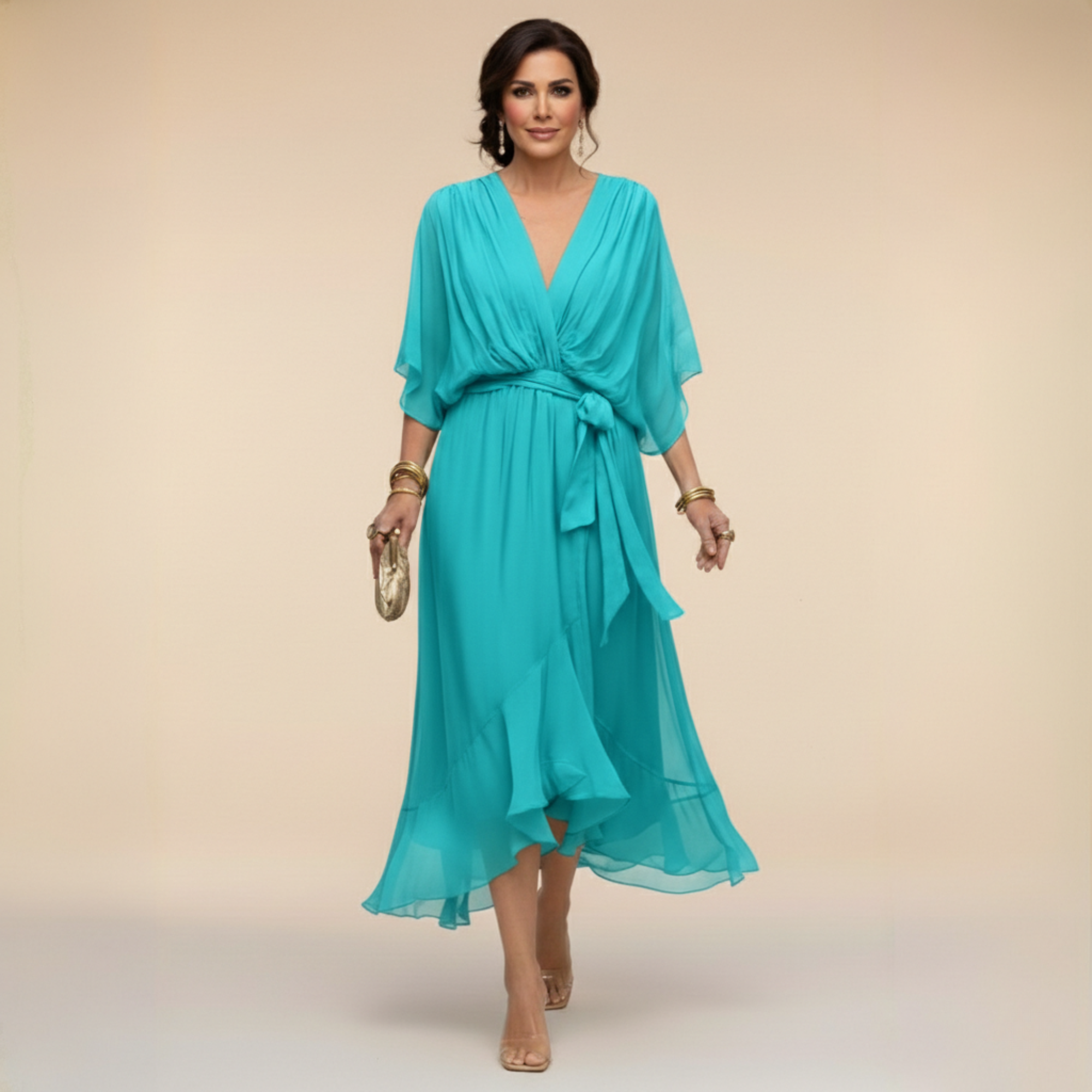 MONICA | Elegant Midi Dress