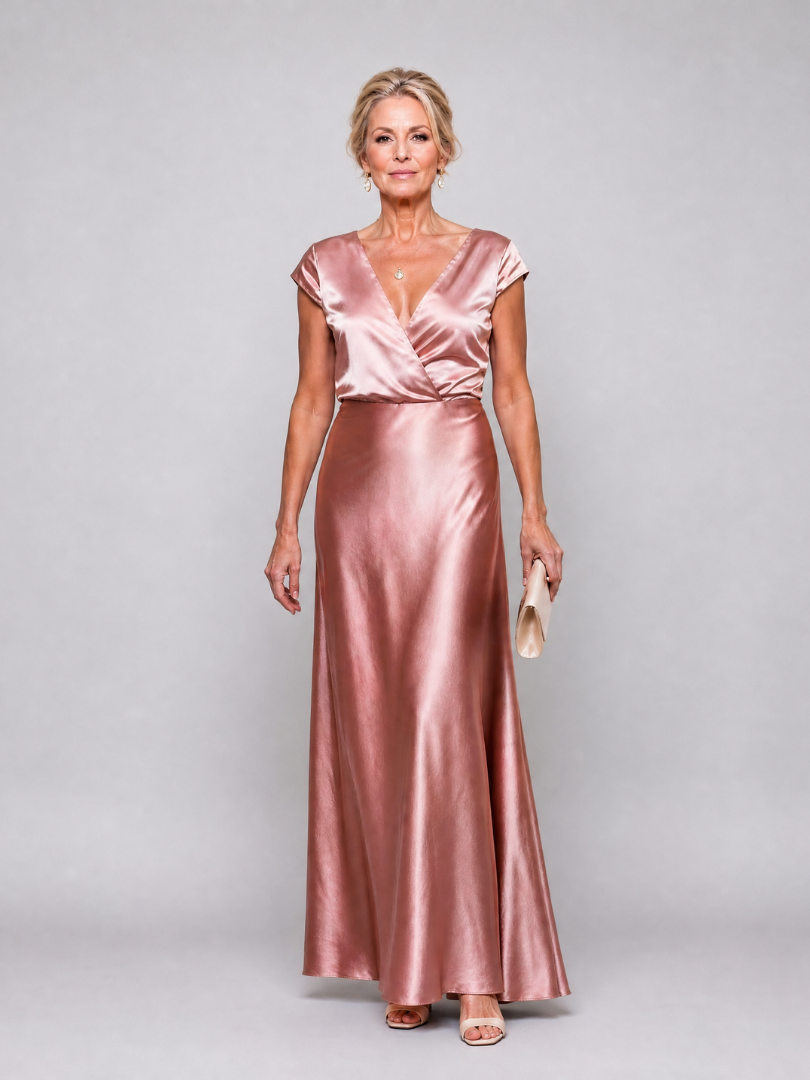 Samouse | Hooded Maxi Dress with Wrap Bodice