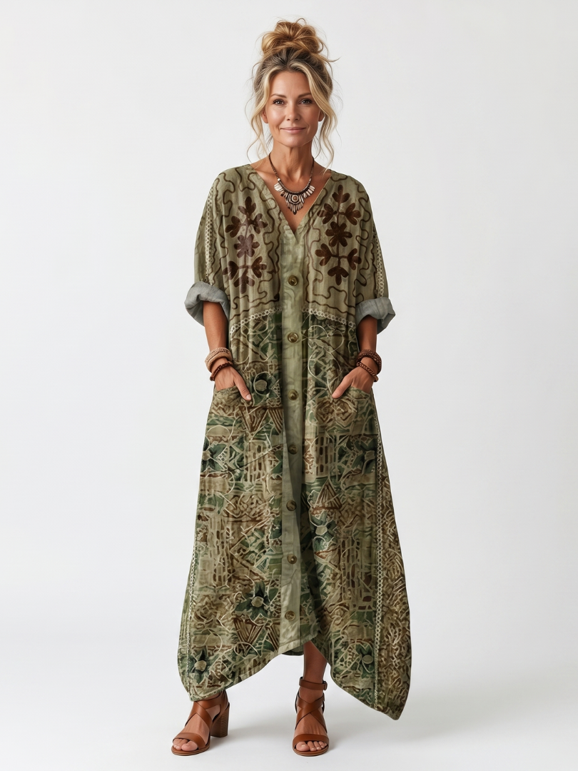 Aliyah | Oversized Midi Dress
