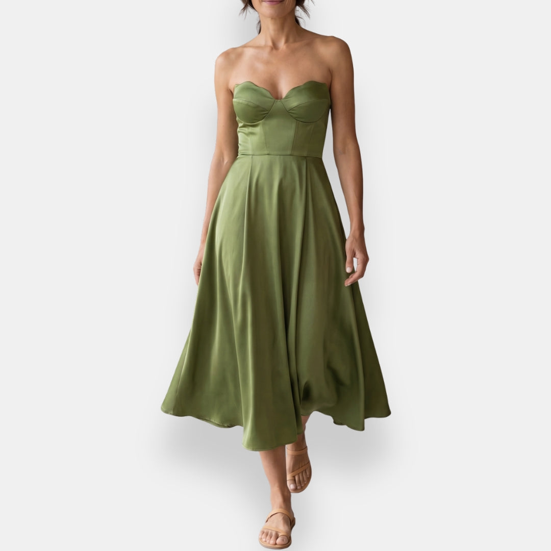 Rachel | Strapless Dress