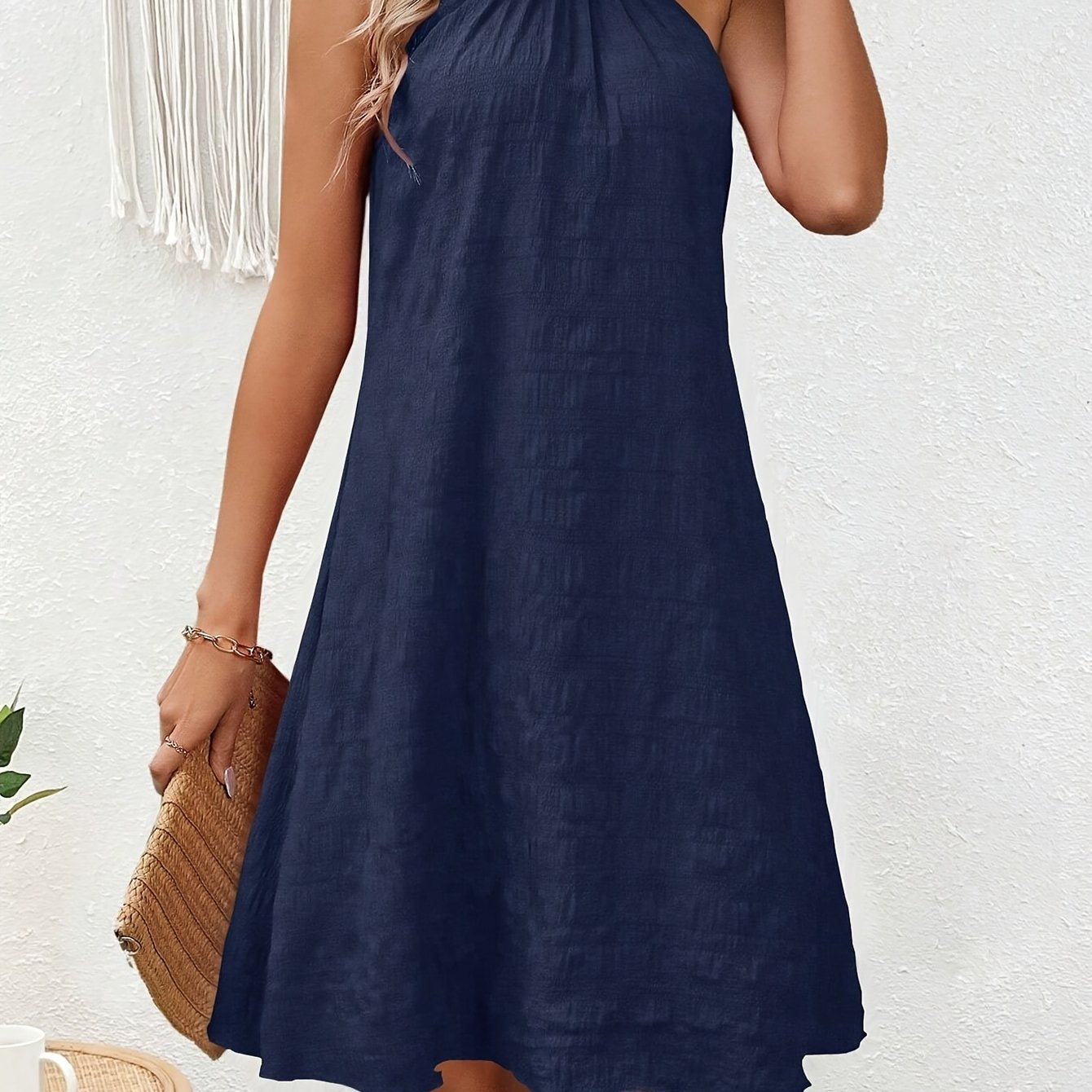 Reagan | Halter Neck Mini Dress