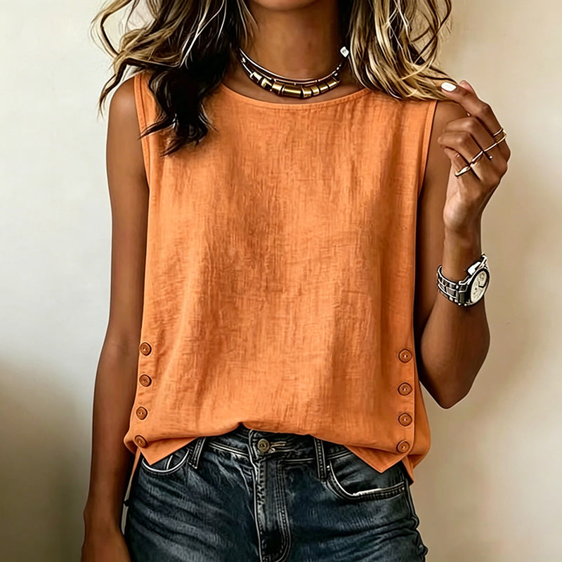 Emily | Round neck casual T-shirt