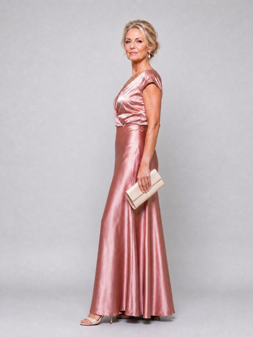 Samouse | Hooded Maxi Dress with Wrap Bodice