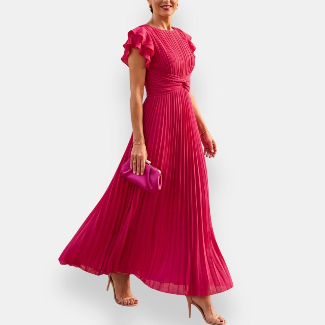 Gabriella | Pleated Long Dress
