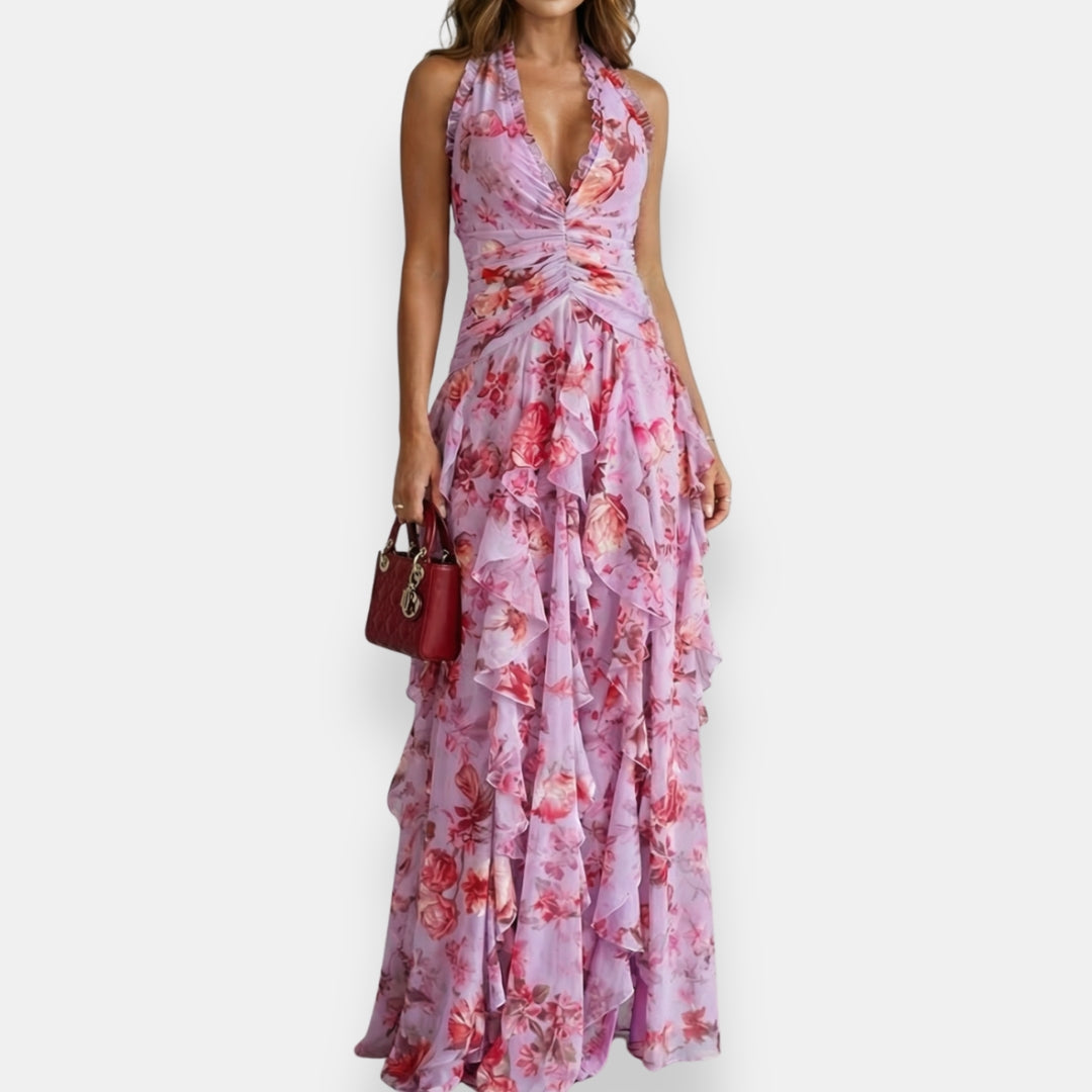 Nicole | Long Floral Dress