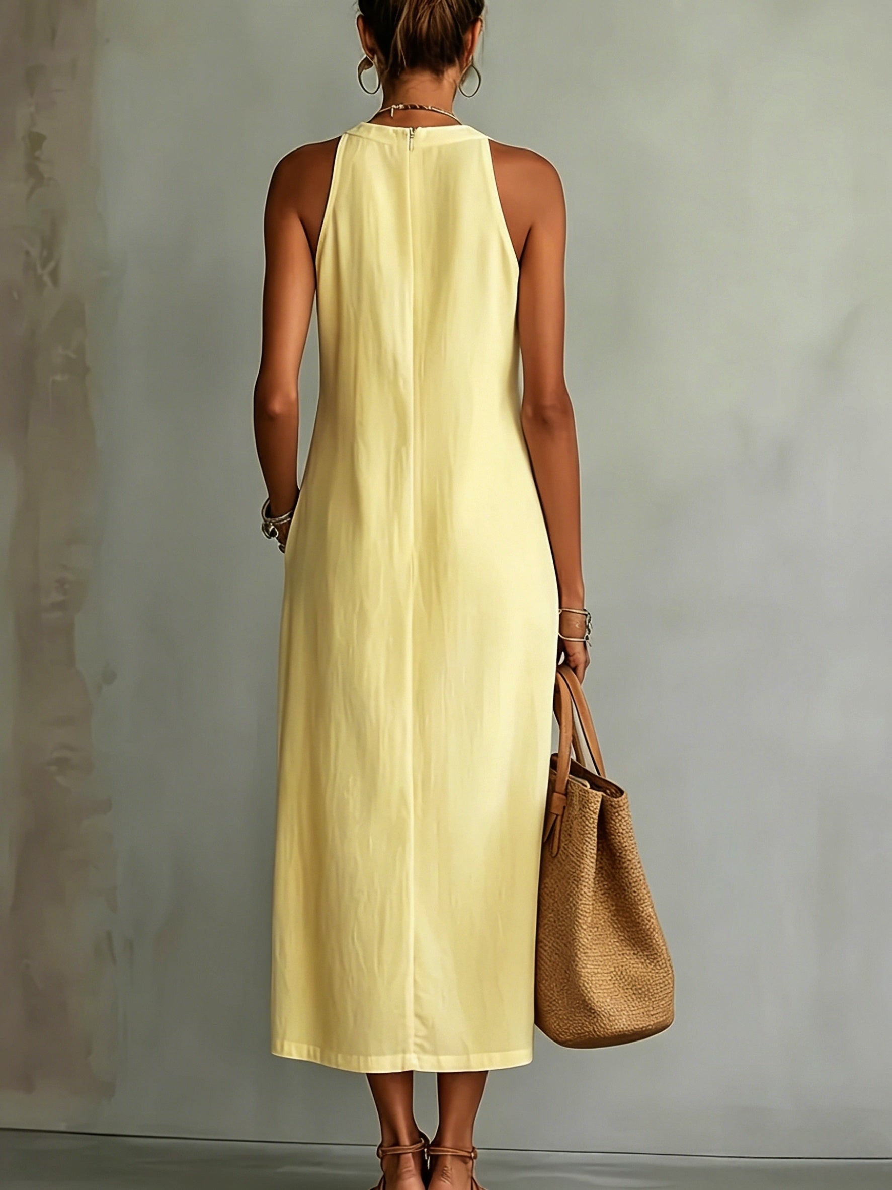 Victoria | Halter Neck Maxi Dress