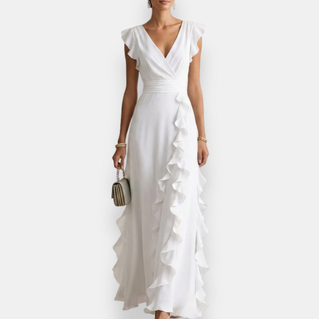 Prune | Ruffled Ceremony Dress