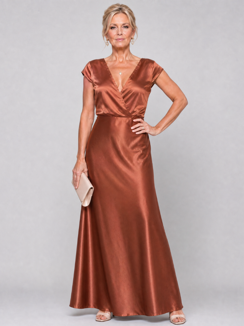 Samouse | Hooded Maxi Dress with Wrap Bodice