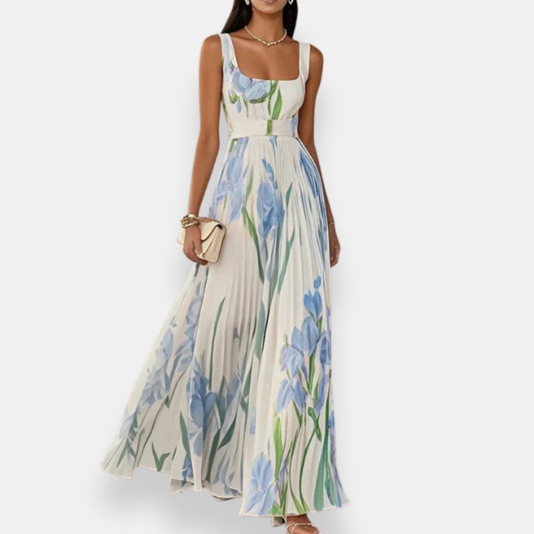 Abigail | Long Pleated Dress