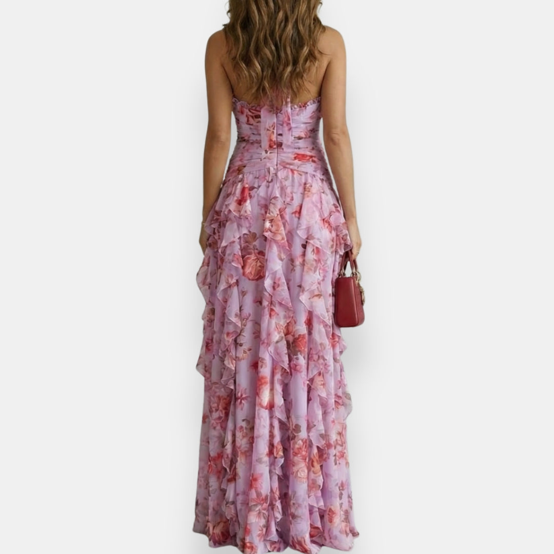 Nicole | Long Floral Dress