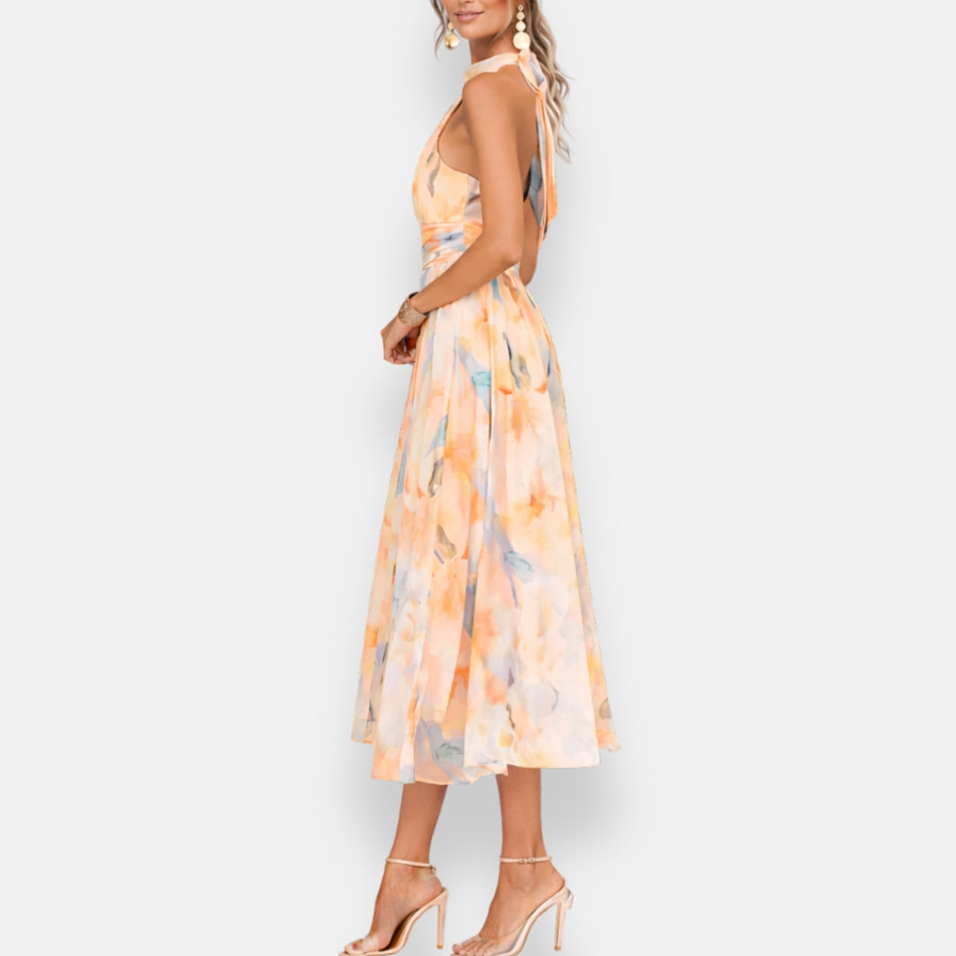 Amanda | Floral Midi Dress