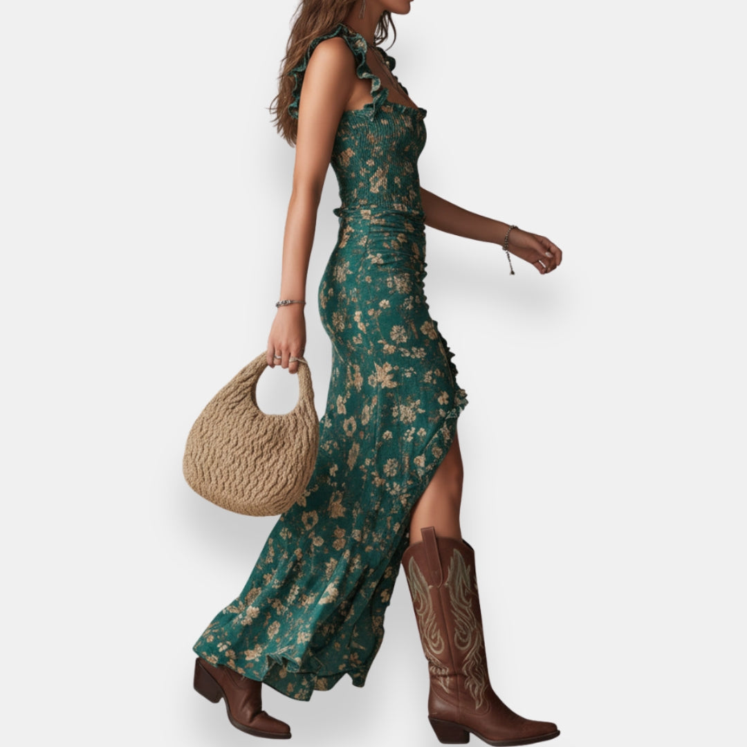 Ashley | Long Floral Dress
