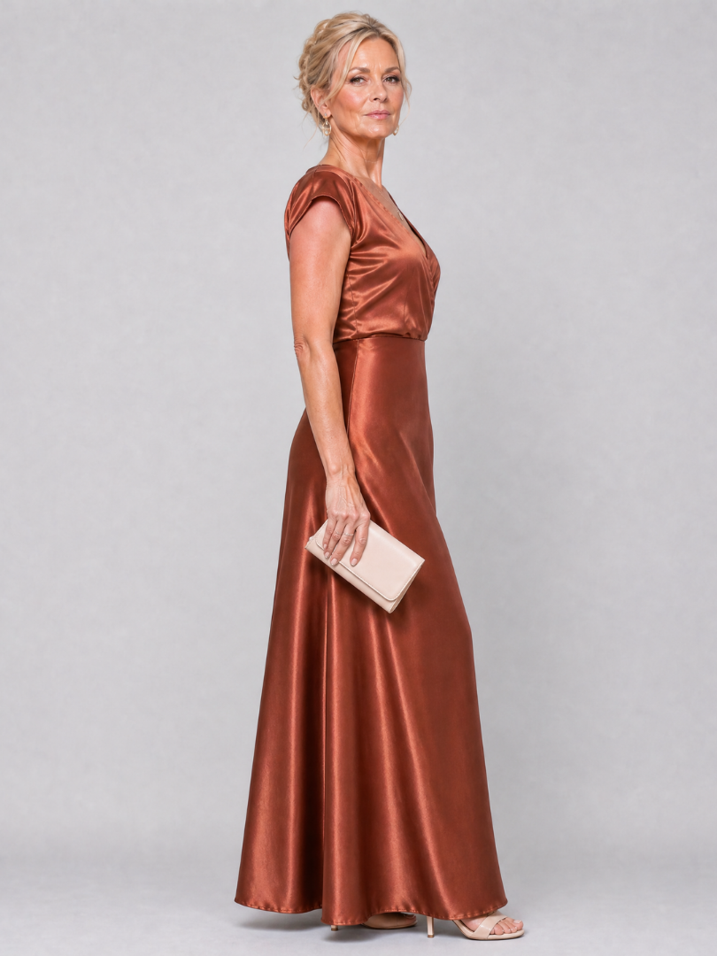 Samouse | Hooded Maxi Dress with Wrap Bodice