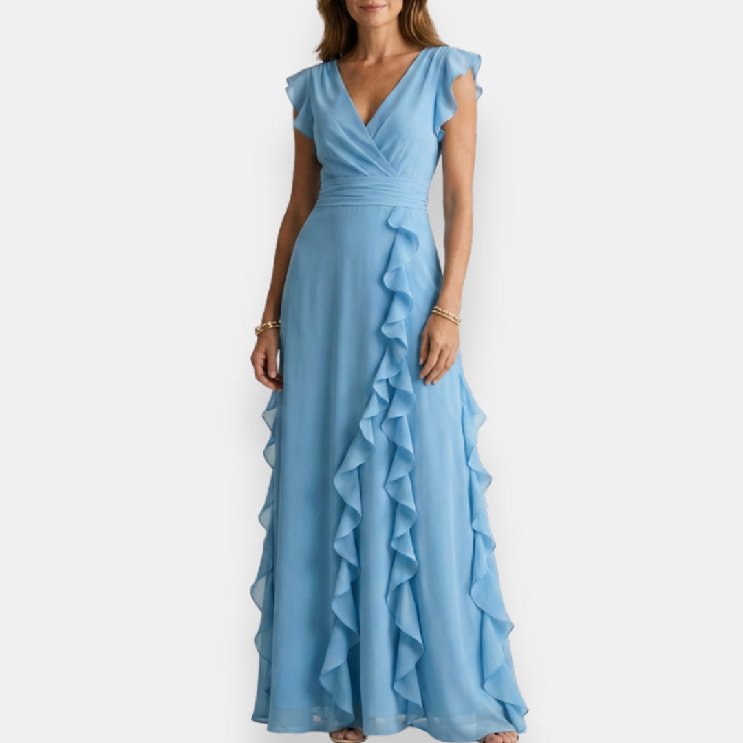 Prune | Ruffled Ceremony Dress