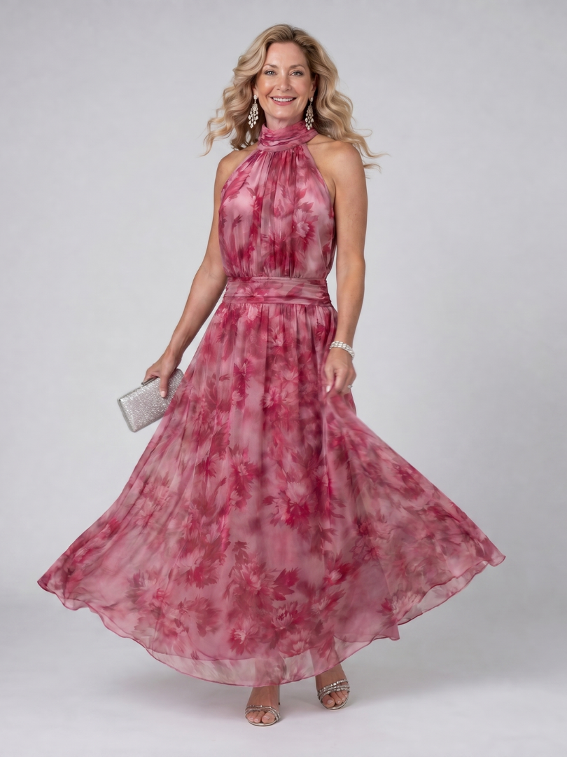 Avien | American Collar Midi Dress