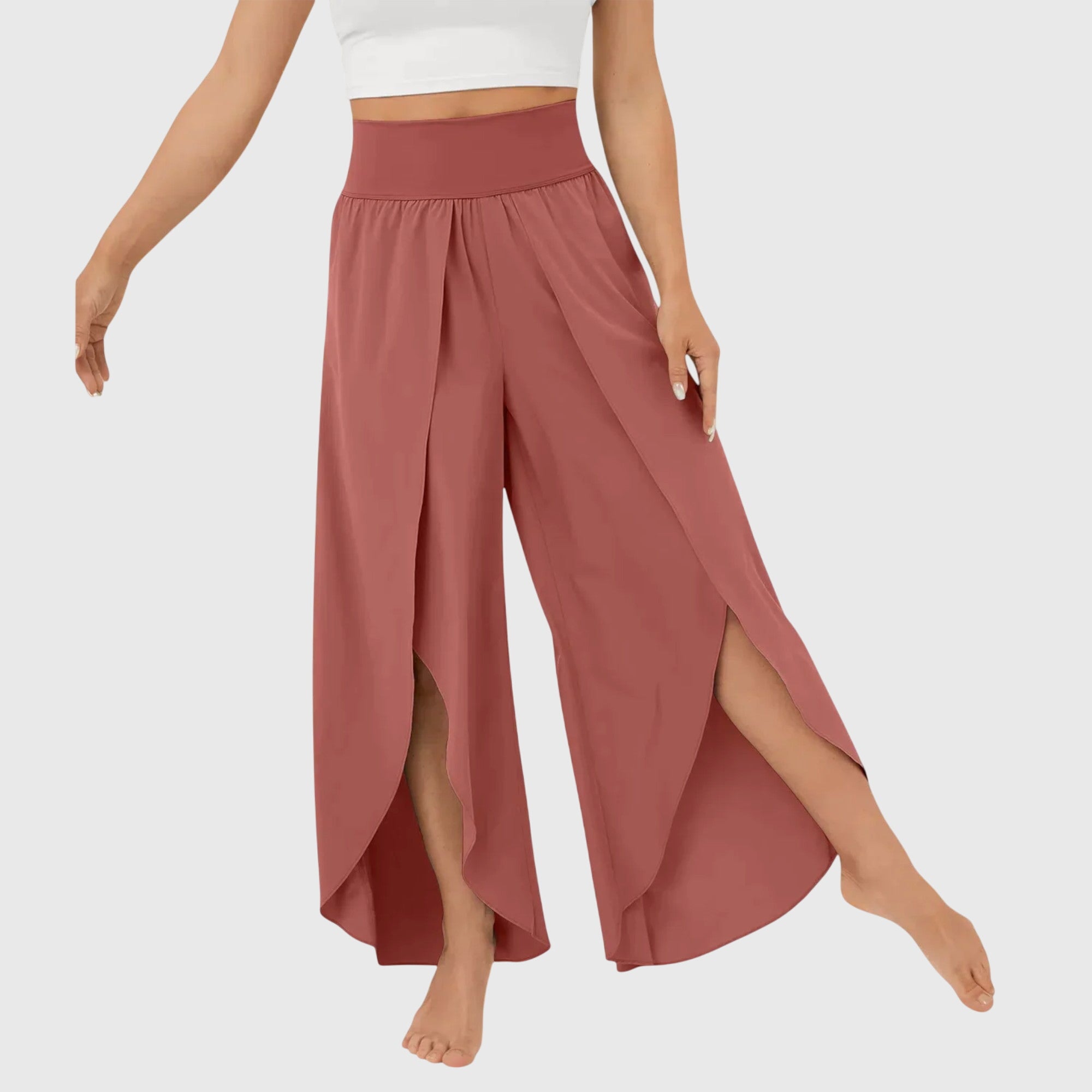 Vianna Flared Shorts-Lined Trousers