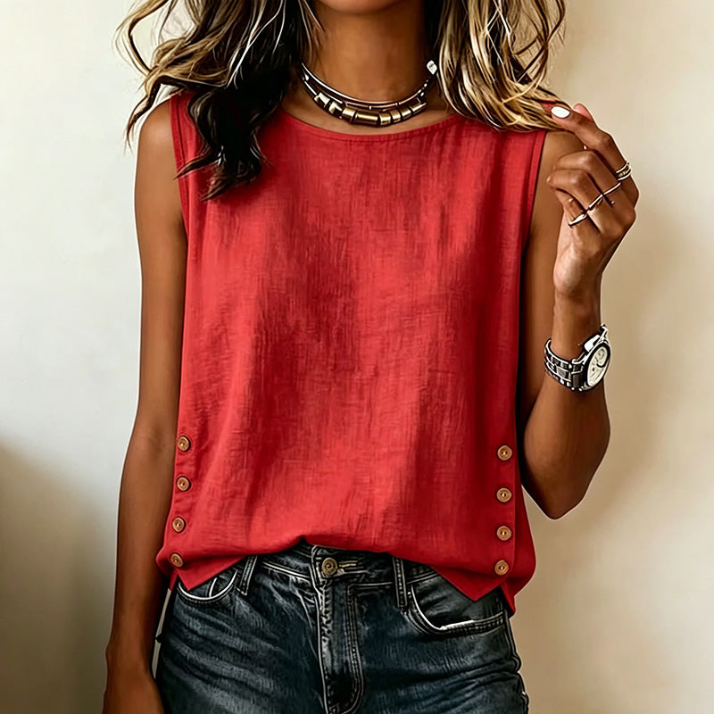 Emily | Round neck casual T-shirt