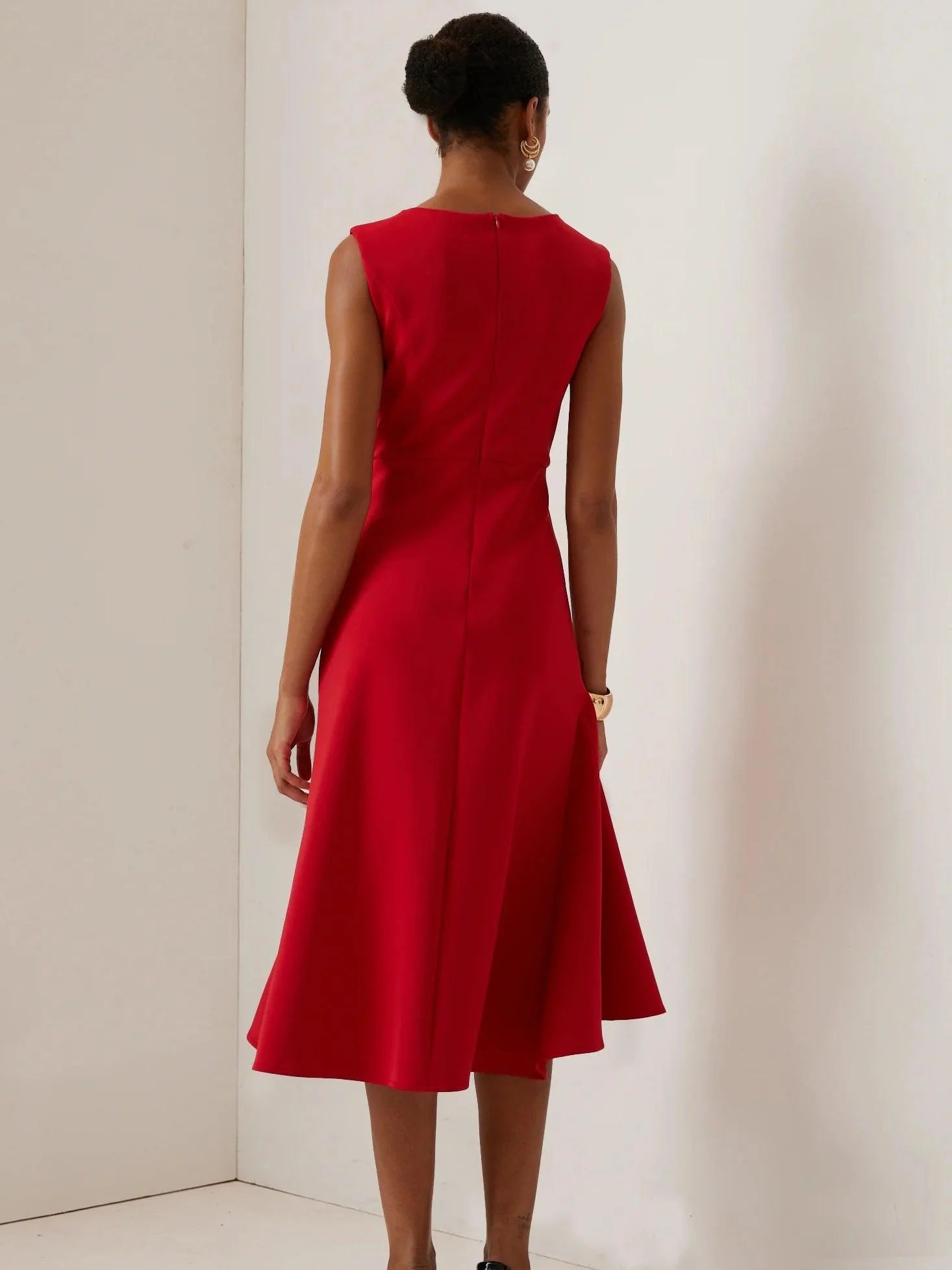 Katherine | Sleeveless Midi Dress