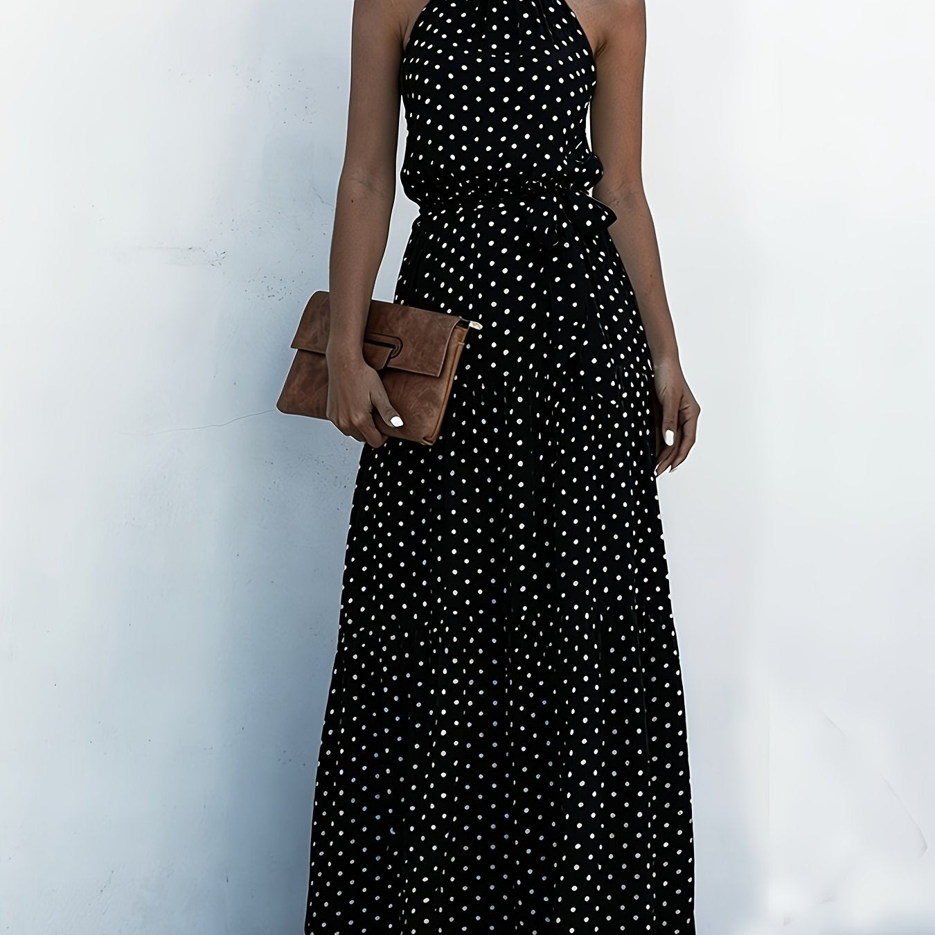 Allison | Halter Neck Maxi Dress