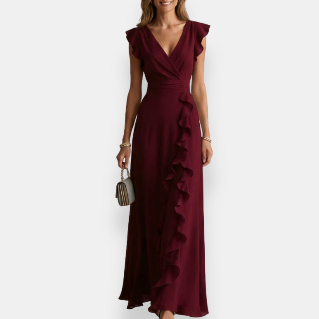 Prune | Ruffled Ceremony Dress