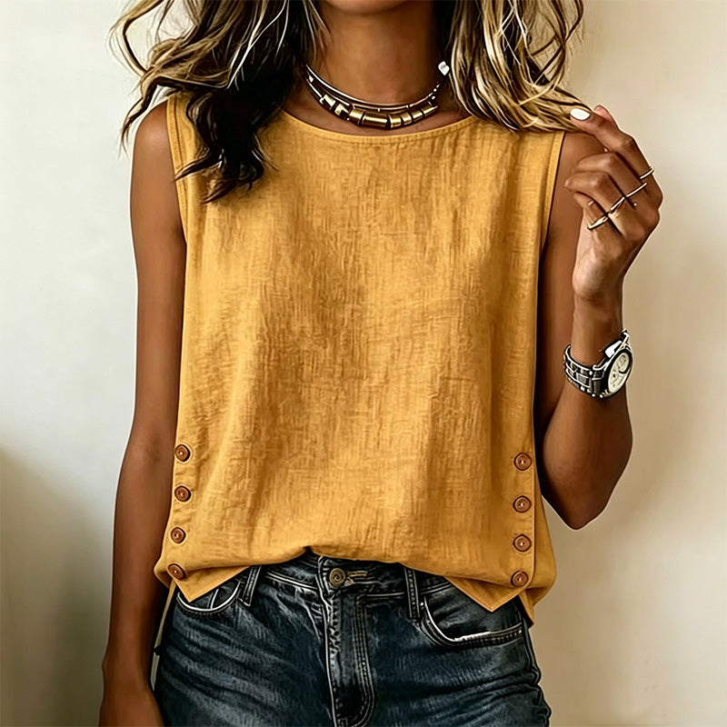 Emily | Round neck casual T-shirt