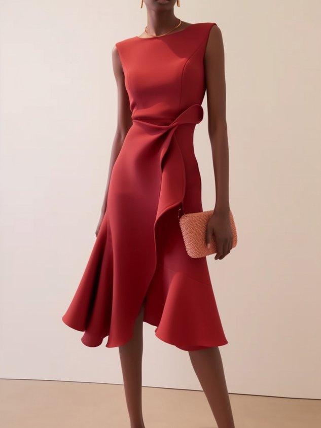 Katherine | Sleeveless Midi Dress