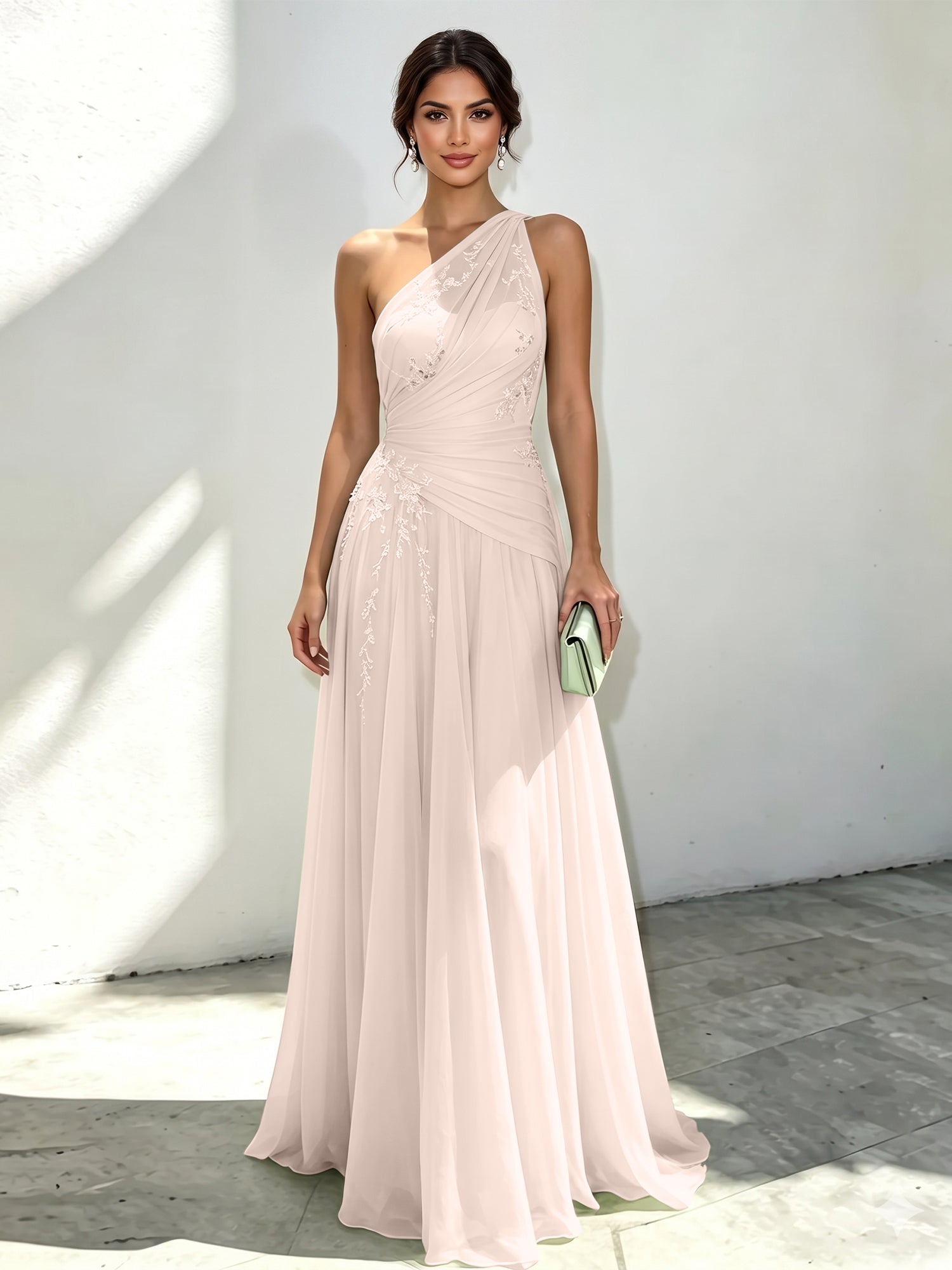 Sophia | One Shoulder Maxi Dress
