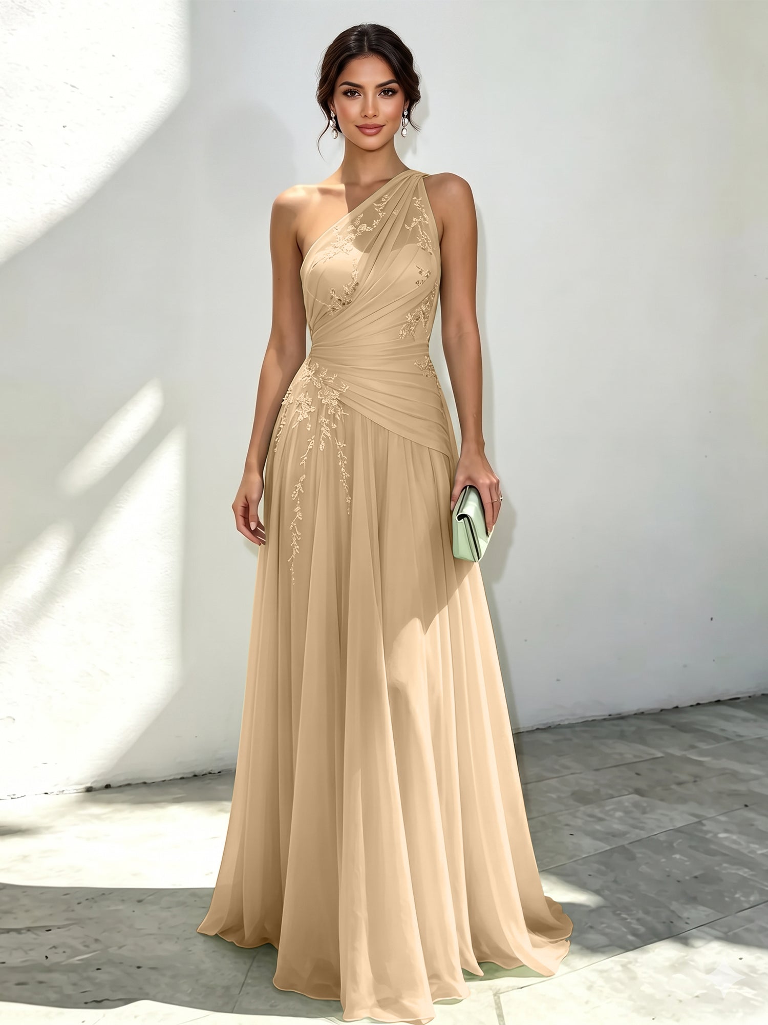 Sophia | One Shoulder Maxi Dress