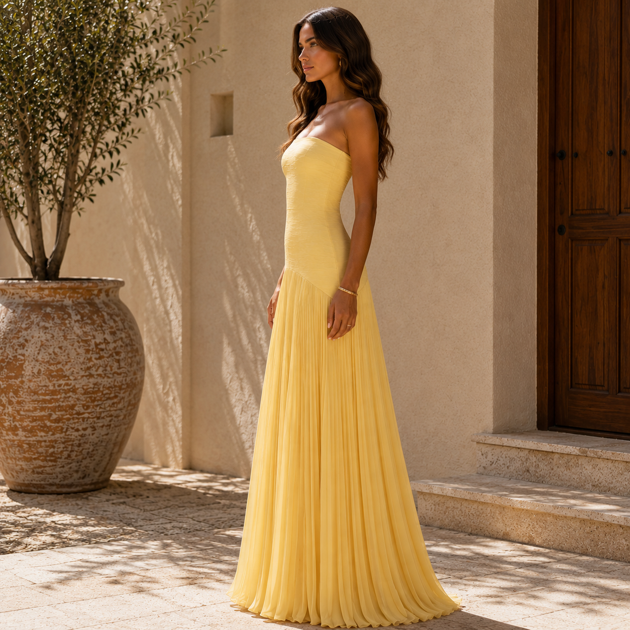 Off-Shoulder Style Dress