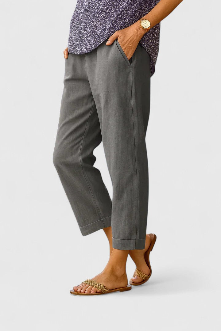 Davienne Lightweight Straight Trousers