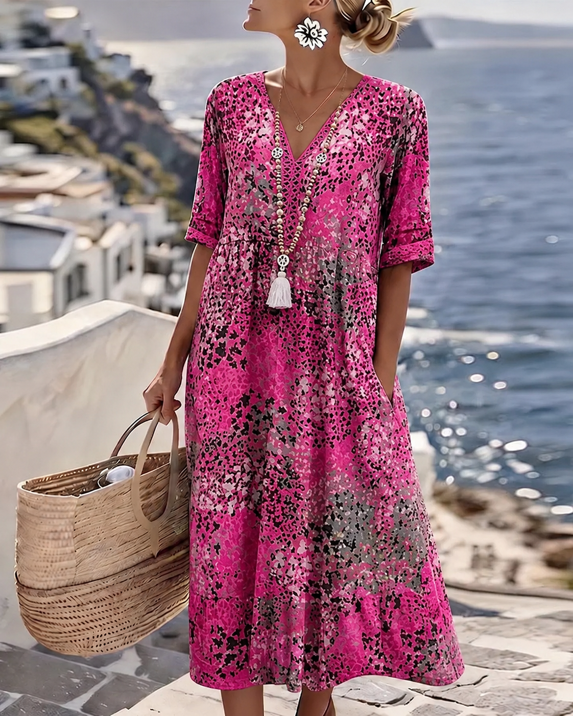 Skyler | Summer Dress in Ocean Breeze