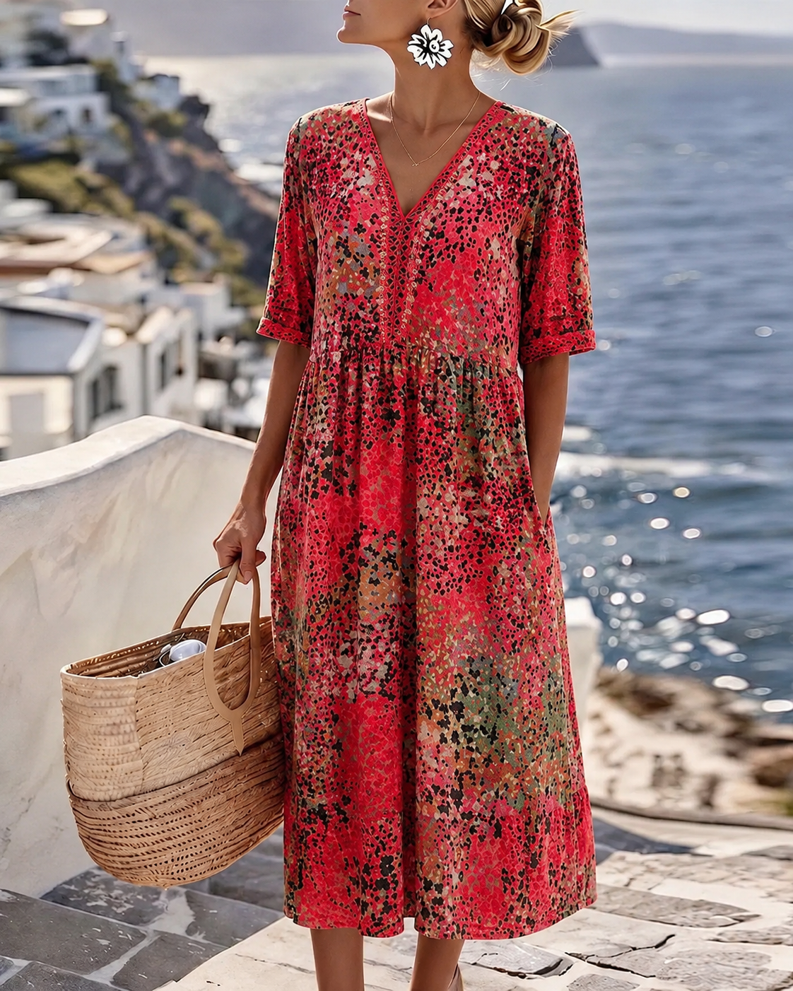 Skyler | Summer Dress in Ocean Breeze