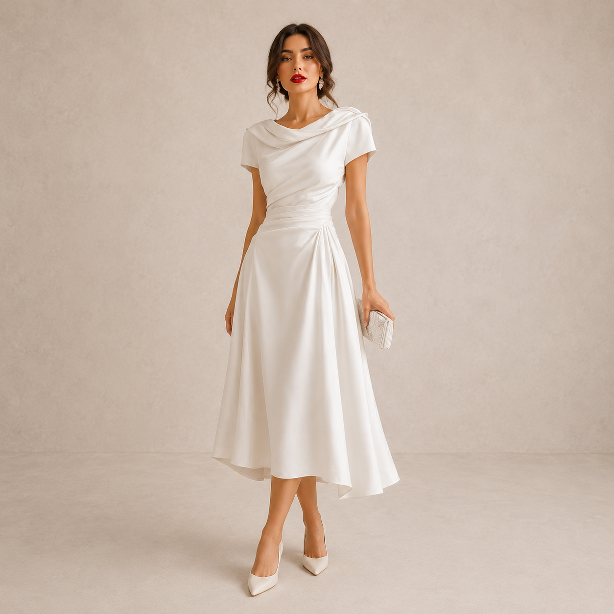 CELESTINA | Elegant Midi Dress