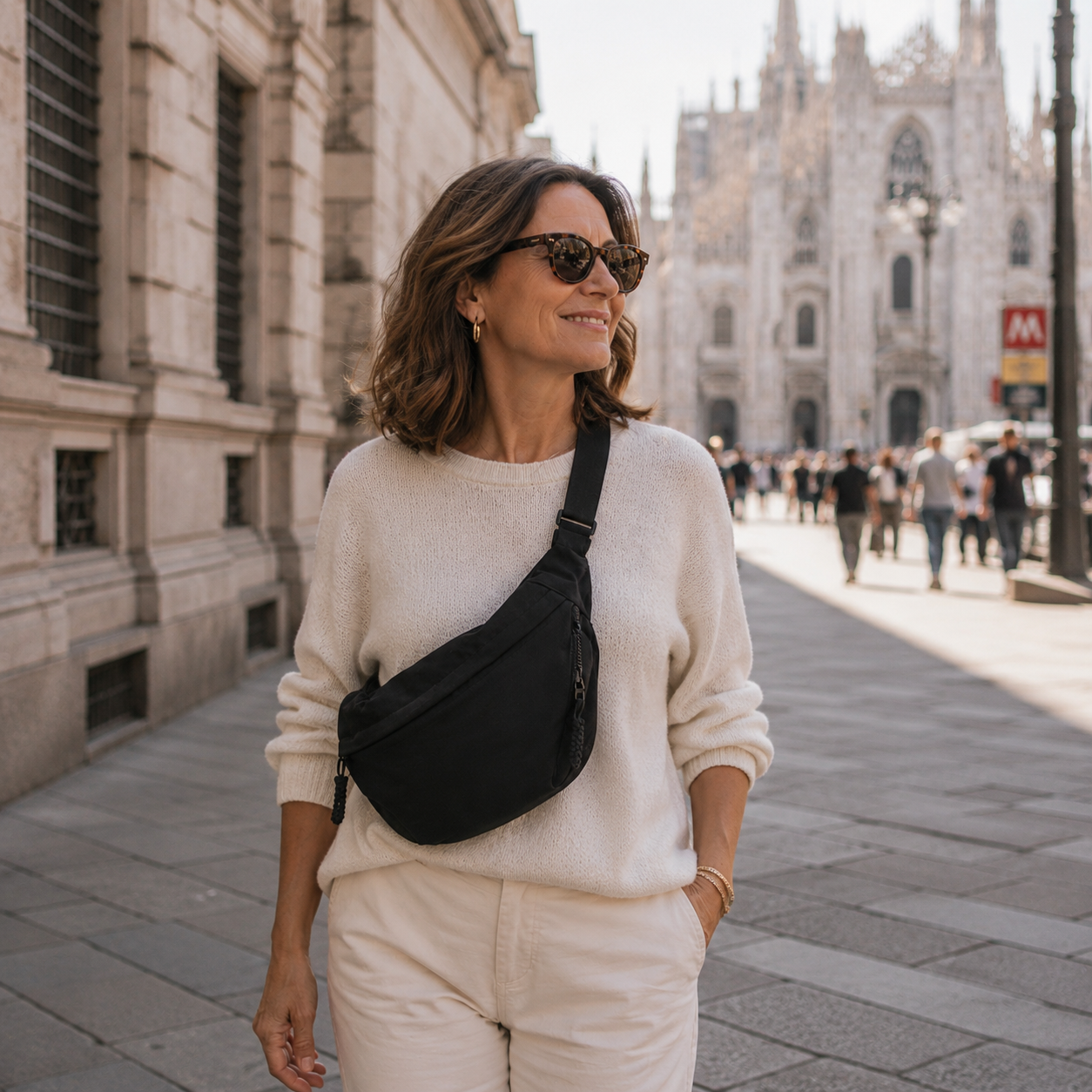 Aria | Elegant Black Shoulder Bag