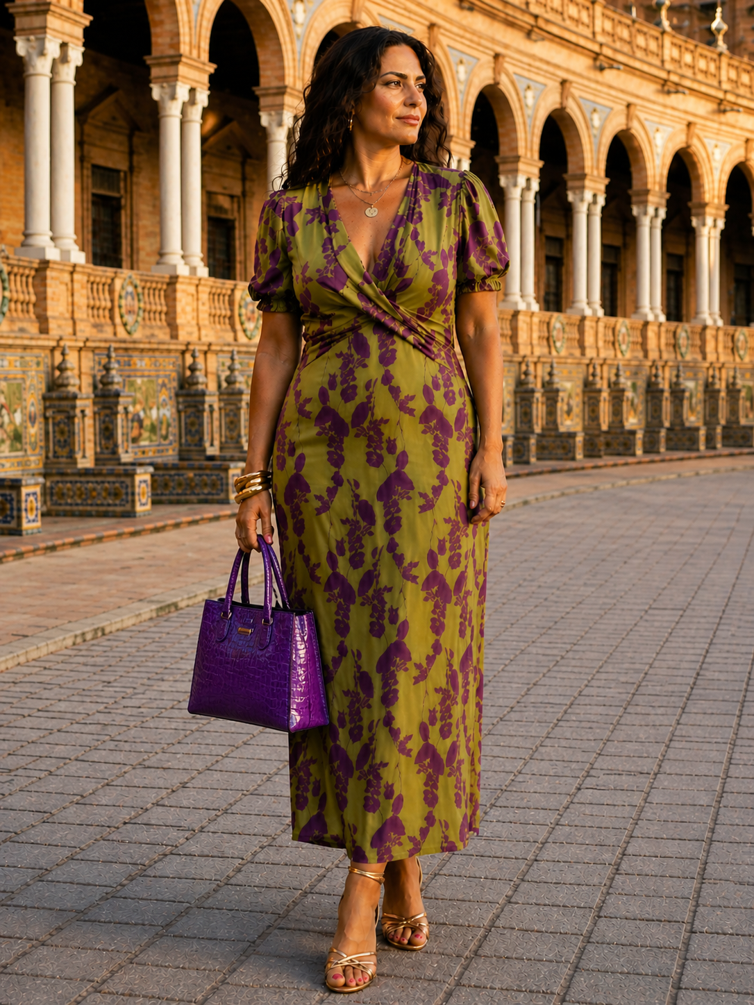 Flowy Floral Maxi Dress for Fall