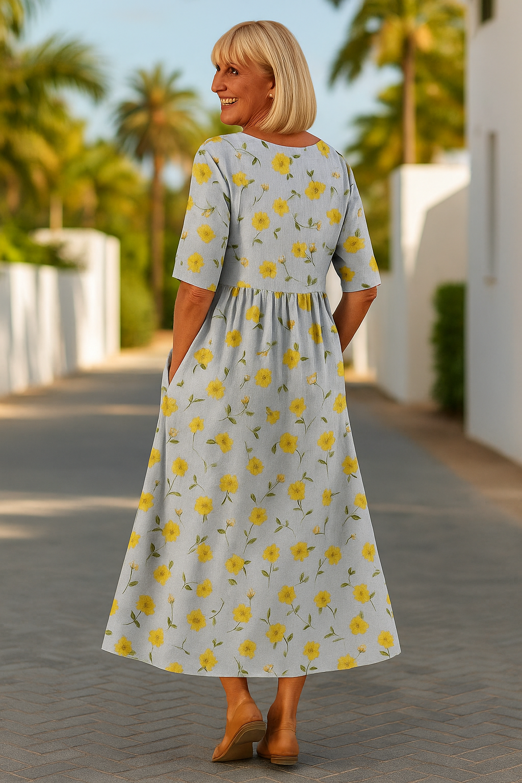 Lily | Midi Dress - Ultimate Comfort Made Easy