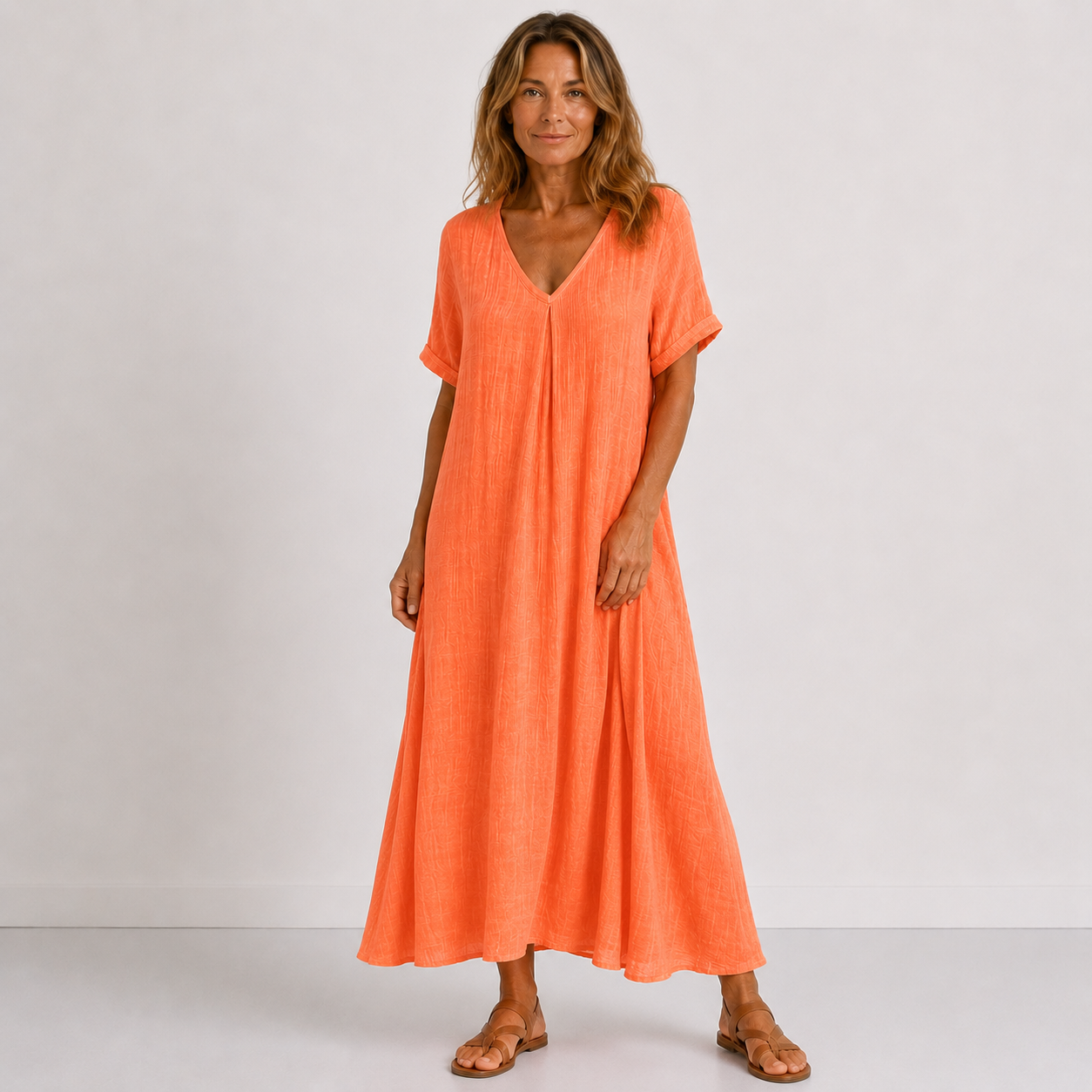 Violette | Long Fluid Dress