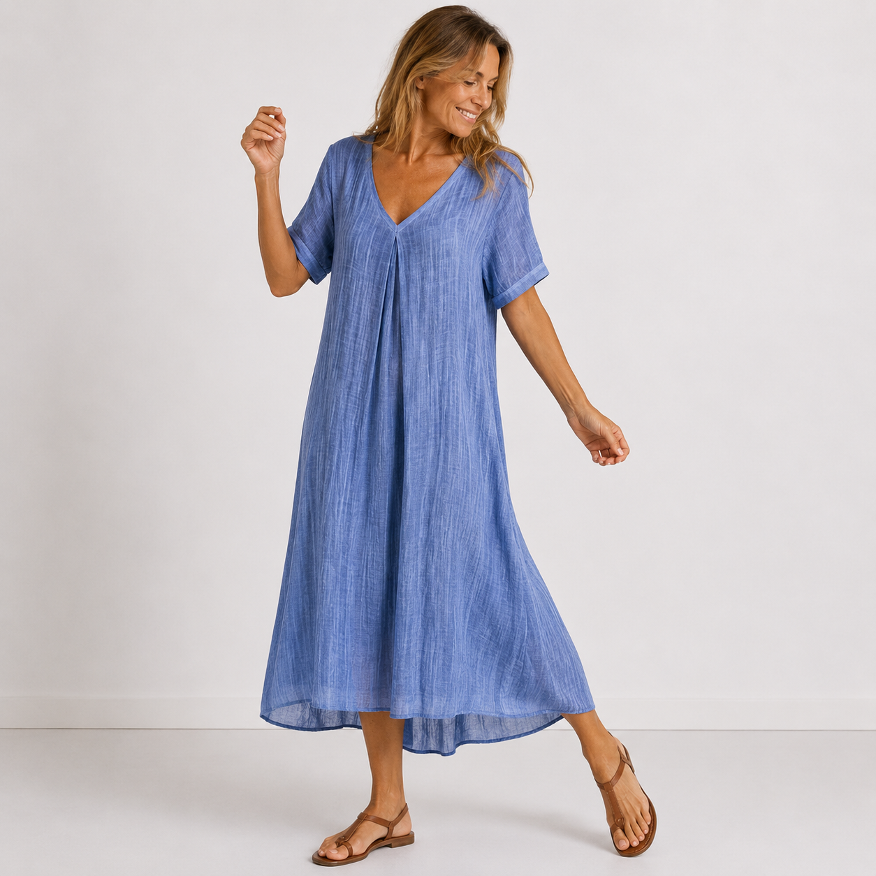 Violette | Long Fluid Dress