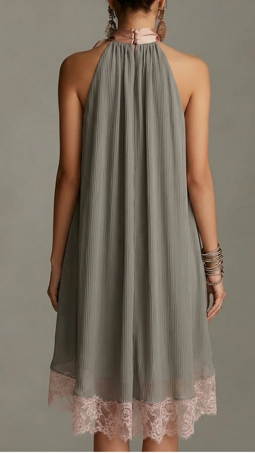 Beatrice | Gray Minidress