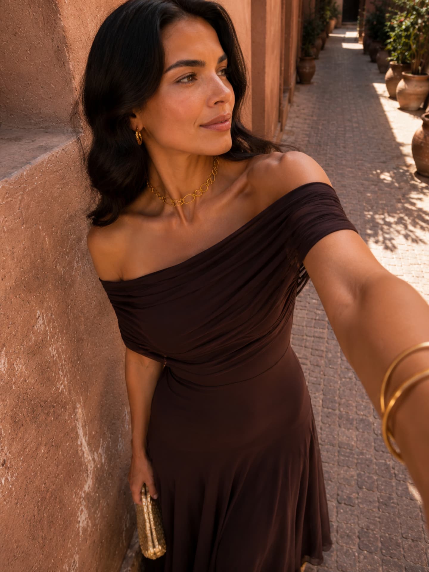 Brown Toledo Dress
