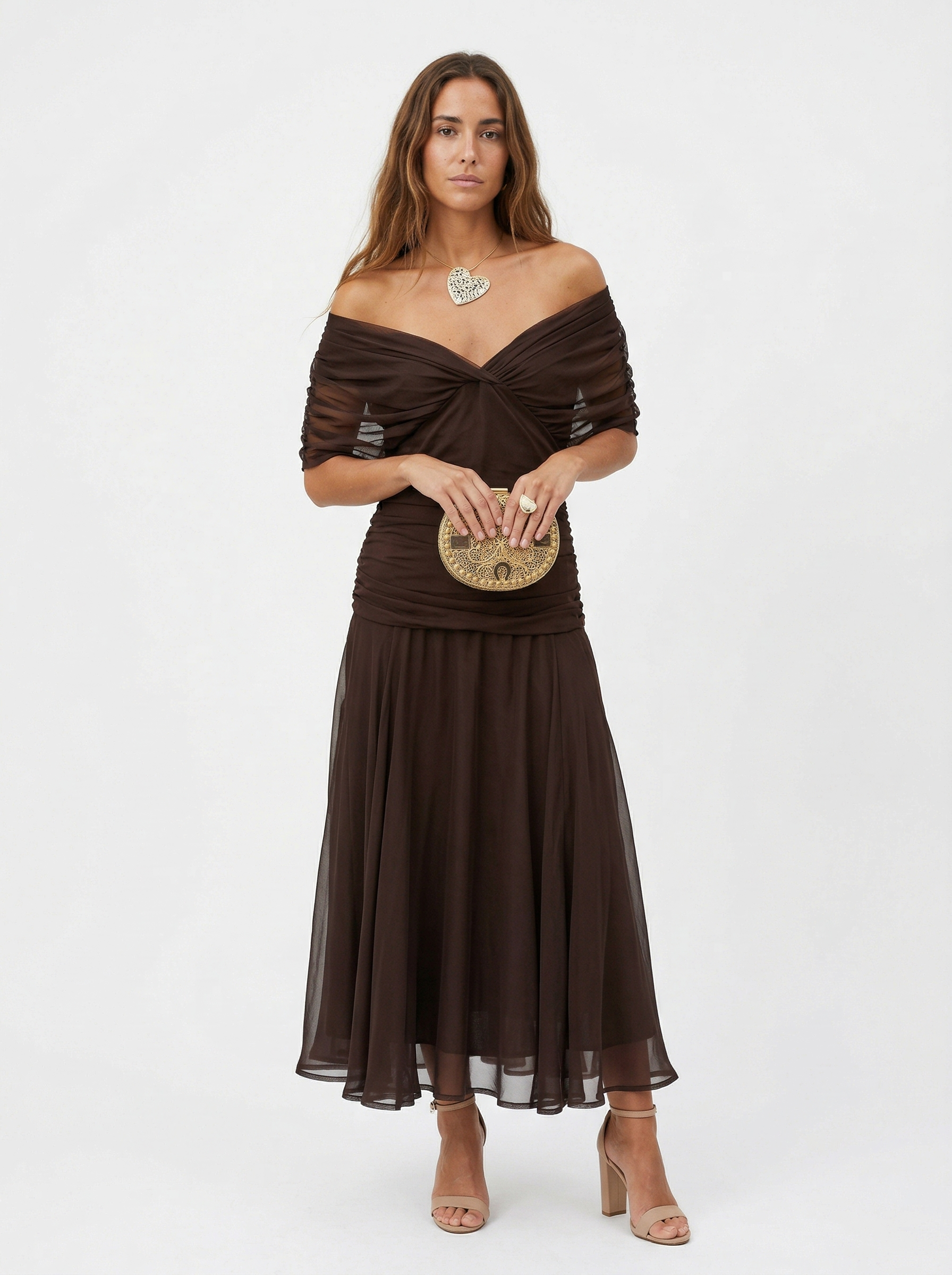 V-Neck Long Dress