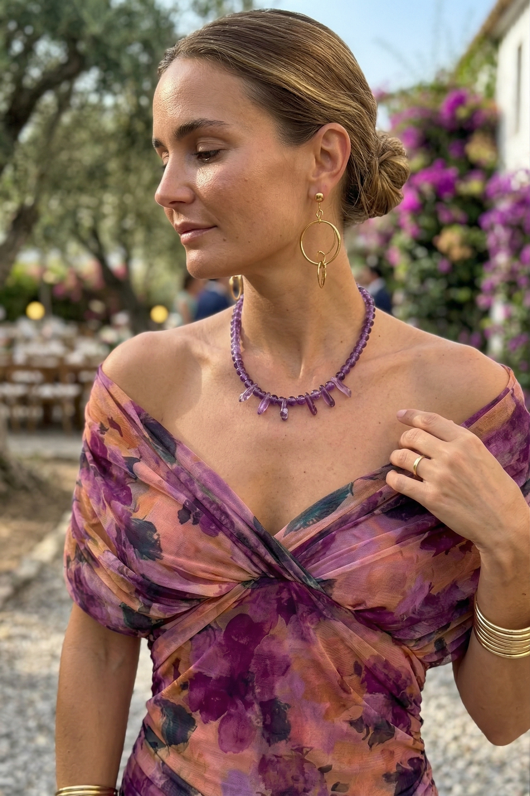 V-Neck Long Dress