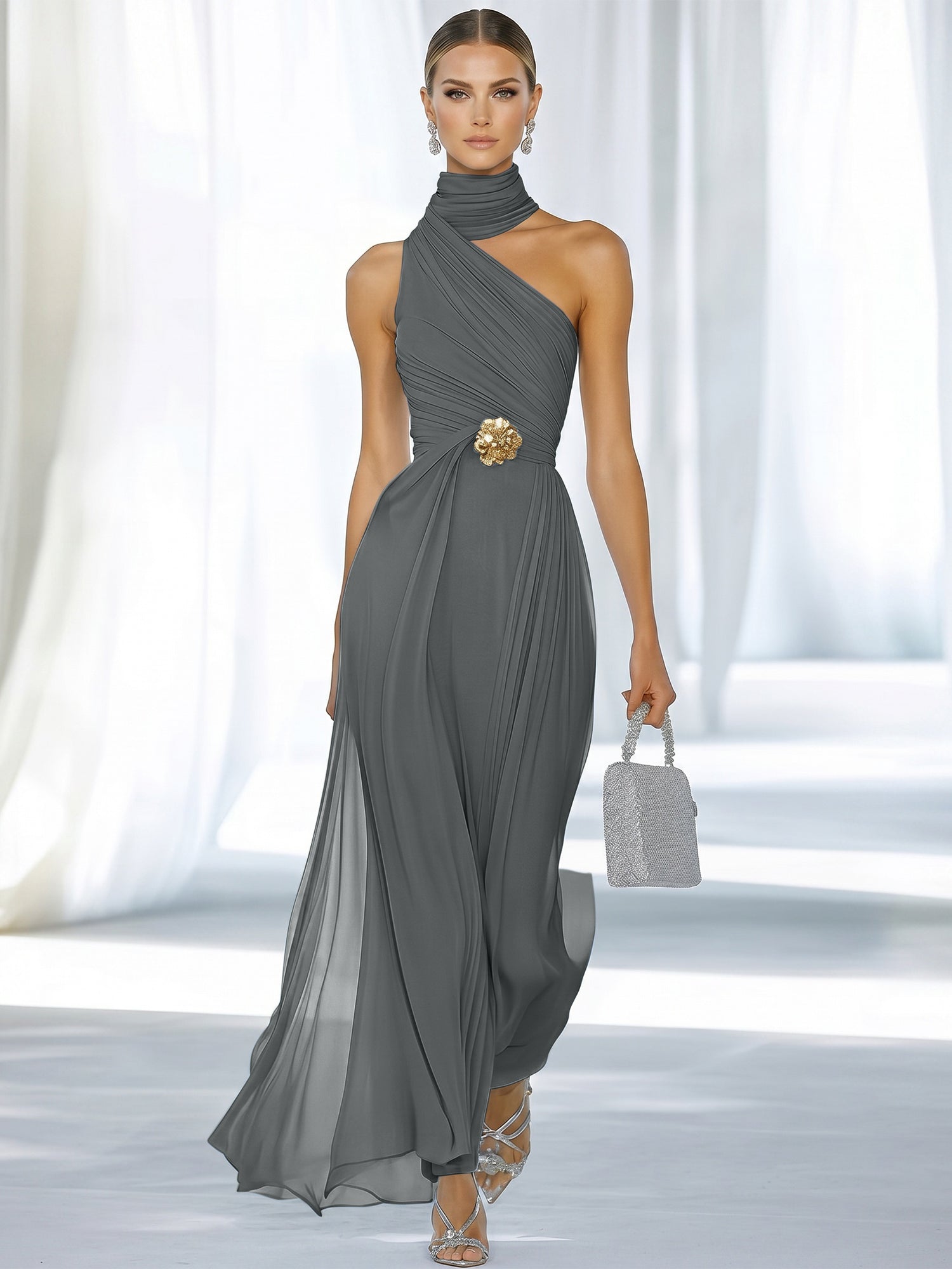 Angela | Chiffon Maxi Dress