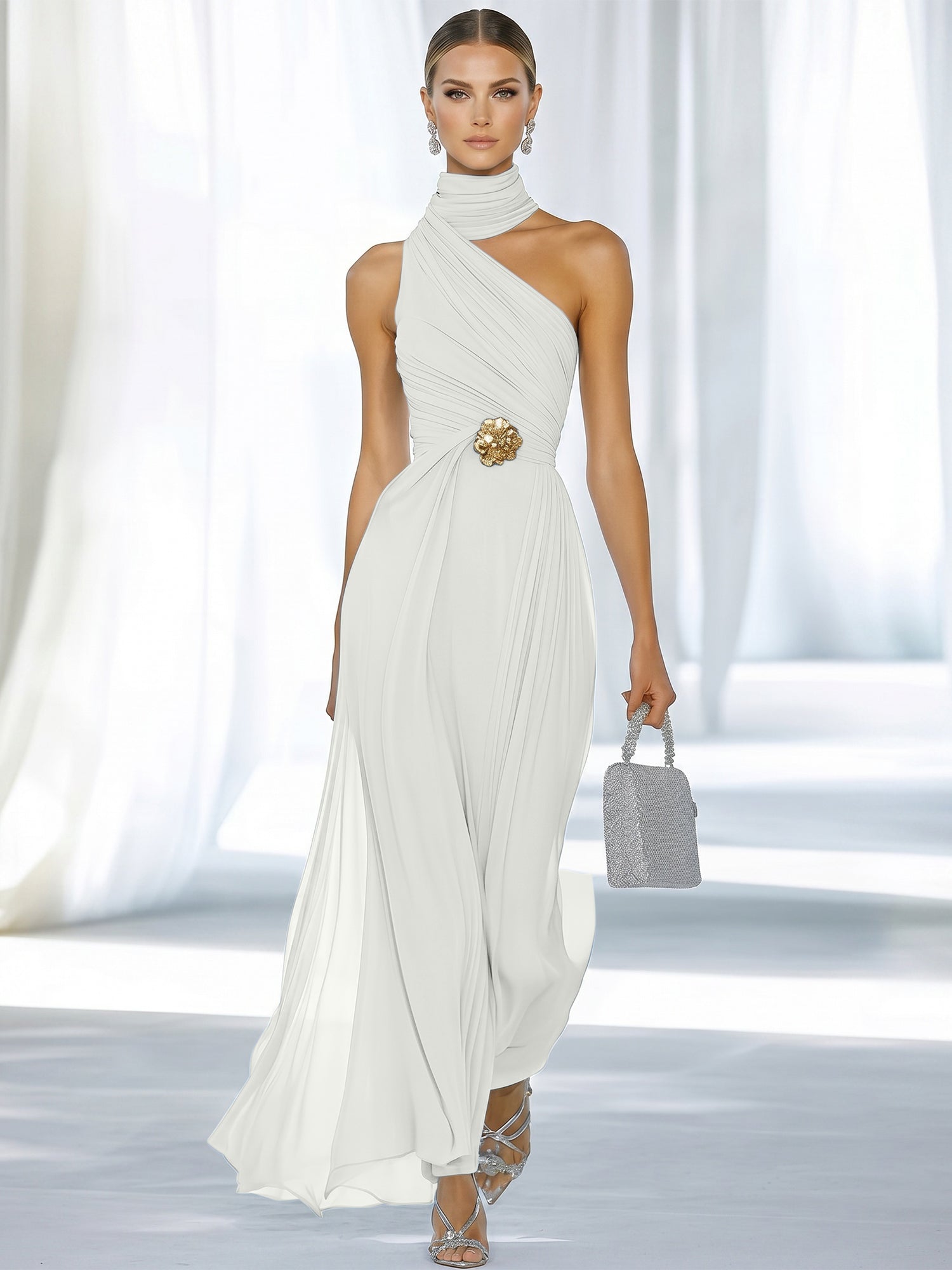 Angela | Chiffon Maxi Dress