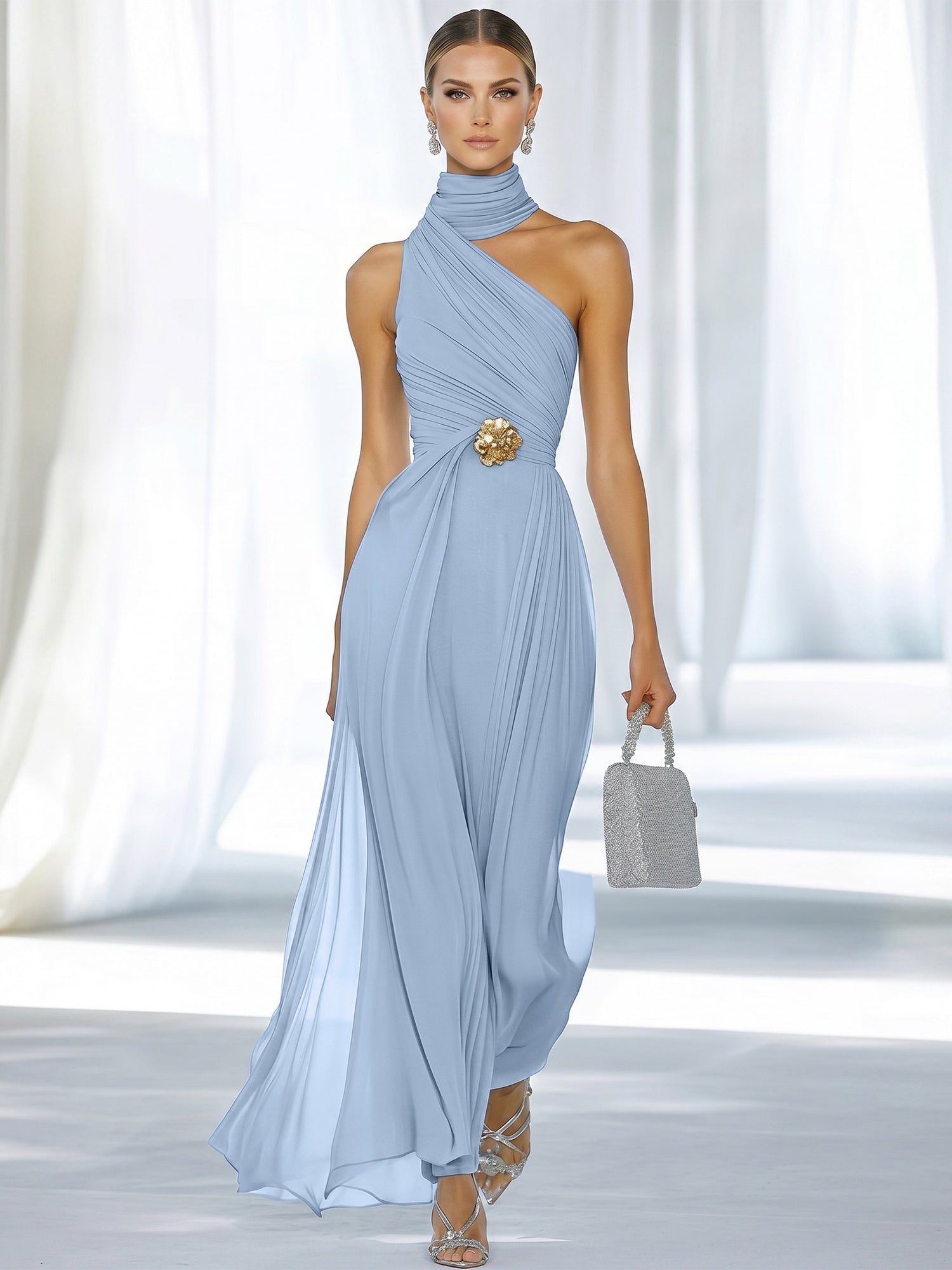 Angela | Chiffon Maxi Dress