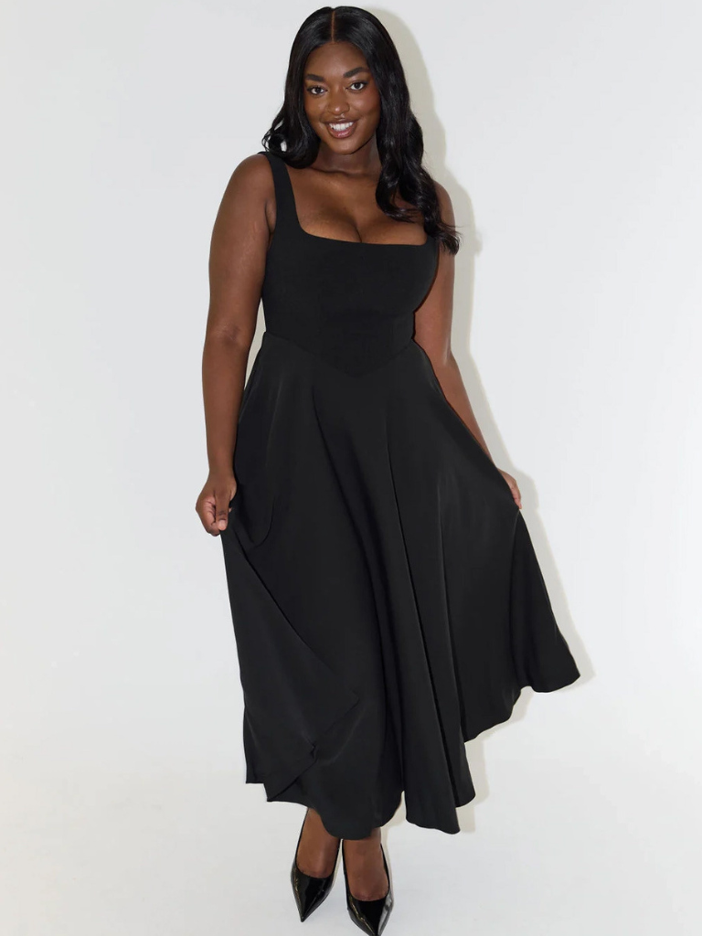 Audrey | Square-Neck Dress