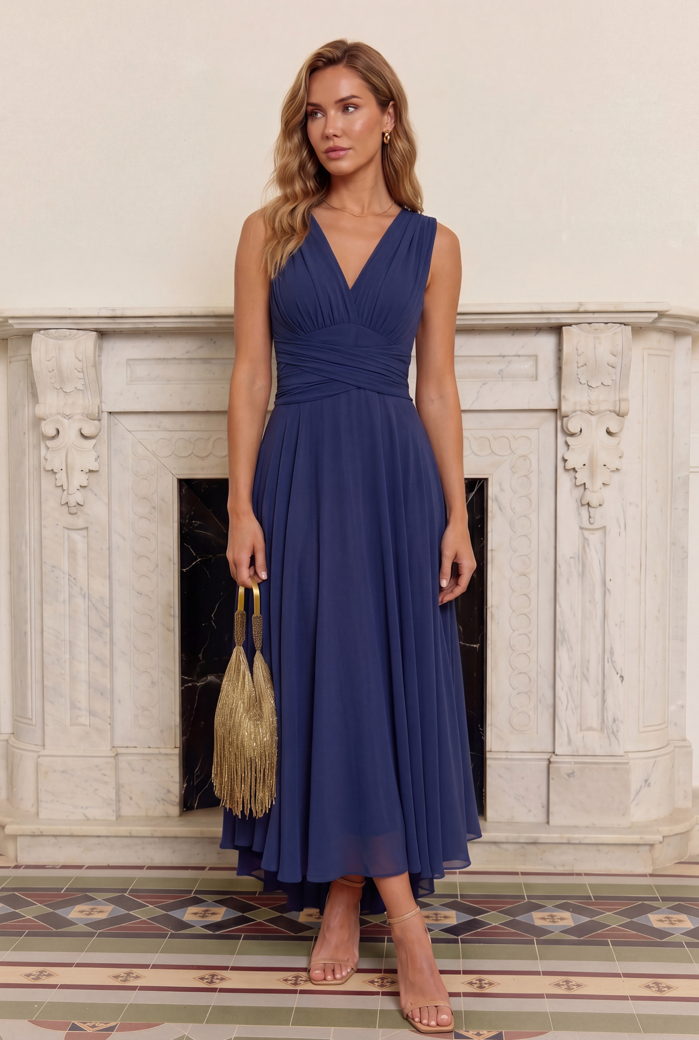 The Murano | Navy blue dress