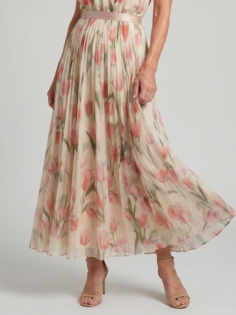 Aurelle | Floral Midi Dress