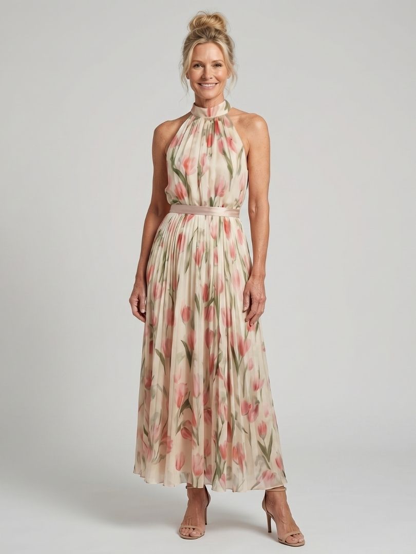 Aurelle | Floral Midi Dress